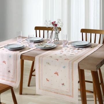 Caminho de Mesa Dohler Clean Renova Estampado Digital Serena 45cm x 1,60m