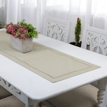 Caminho de Mesa Glamour Linen 40cm x 1,40m