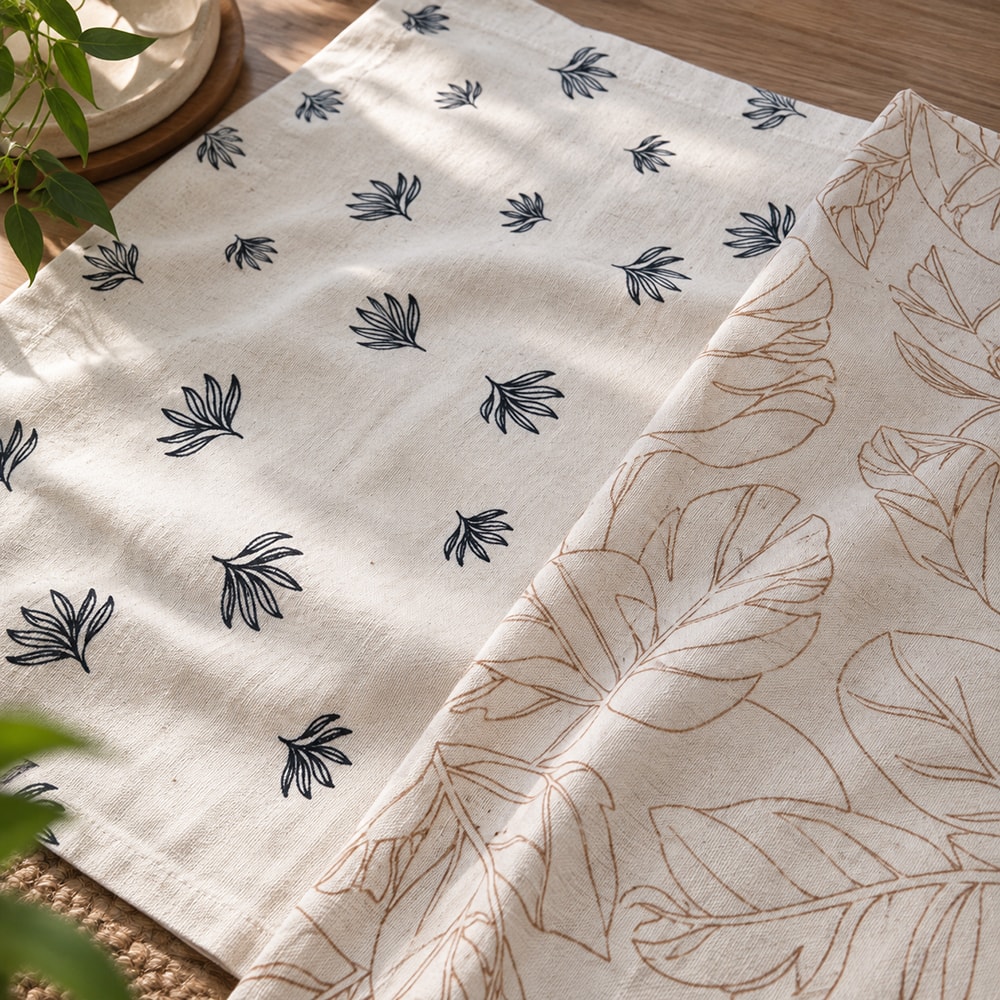 Caminho de Mesa Nativa Floral 39cm x 2,20m (1 peça)