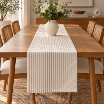 Caminho de Mesa Riviera Listra 39cm x 1,40m (1 peça)