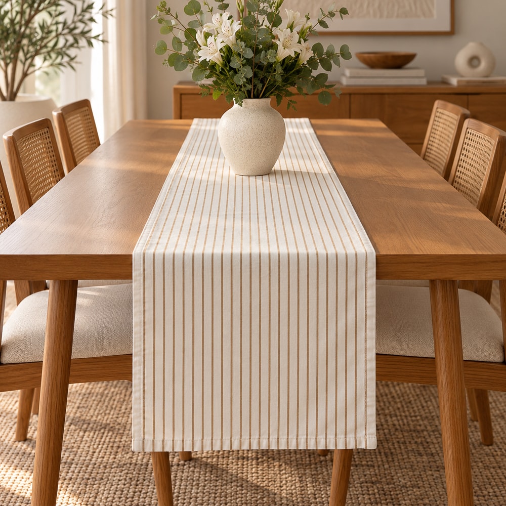 Caminho de Mesa Riviera Listra 39cm x 1,70m (1 peça)