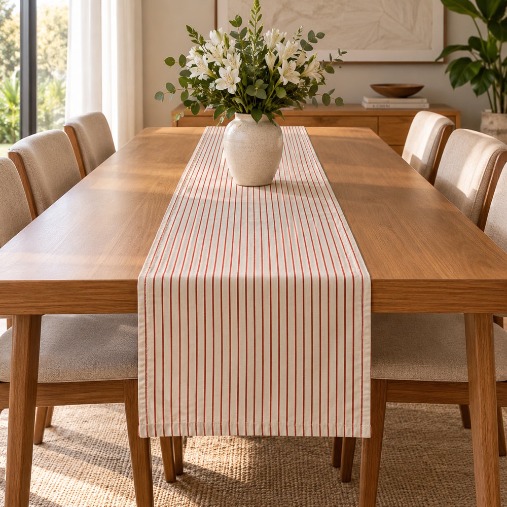 Caminho de Mesa Riviera Listra 39cm x 2,20m (1 peça)