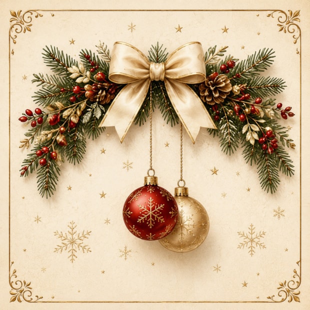 Capa de Almofada Belagio Natal Encanto com Cordonê e Zíper 50cm x 50cm (1 Peça)