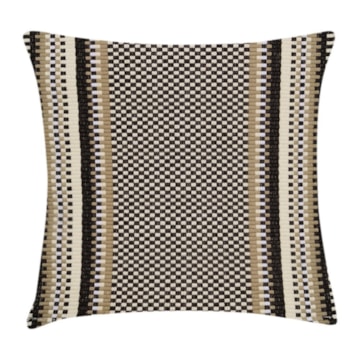 Capa de Almofada Cravo e Canela Algodão 40cm x 40cm (1 peça)