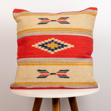 Capa de Almofada Kilim 100% Algodão 45cm x 45cm (1 peça)