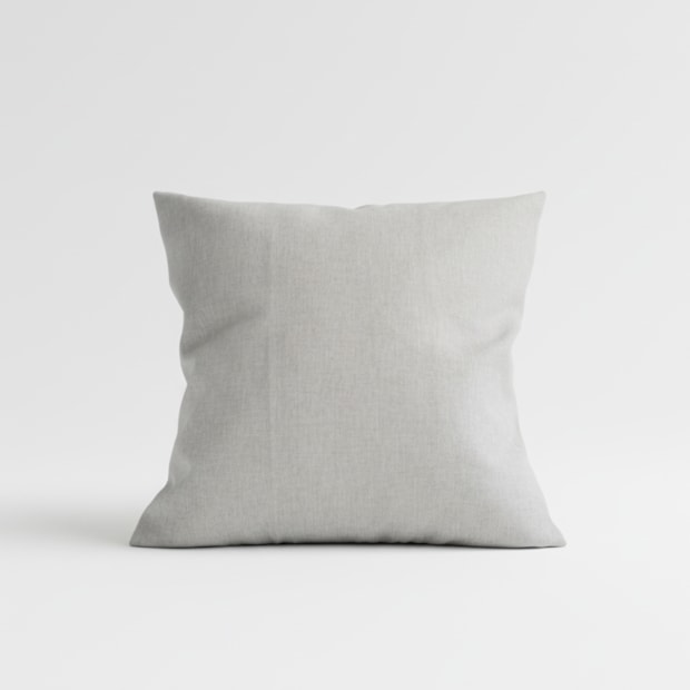 Capa de Almofada Textura de Linho com Zíper 50cm x 50cm (1 Peça)