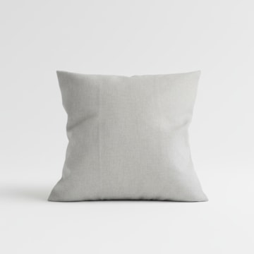 Capa de Almofada Textura de Linho com Zíper 50cm x 50cm (1 Peça)