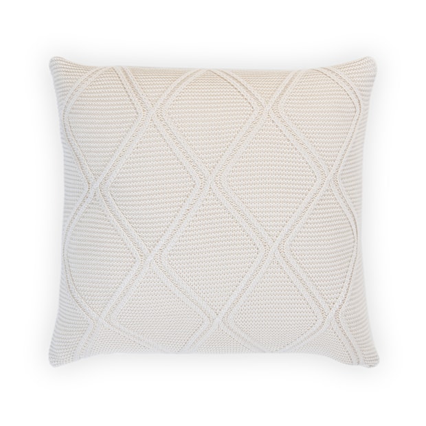 Capa de Almofada Toronto Tricot com Zíper 45cm x 45cm (1 peça)