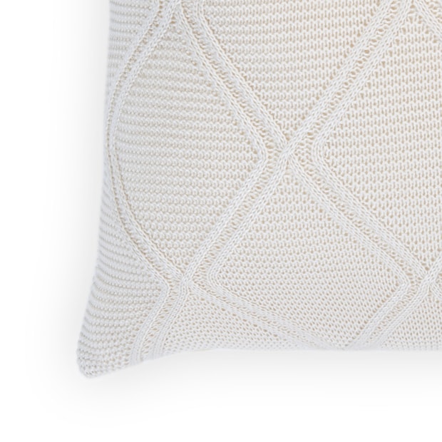 Capa de Almofada Toronto Tricot com Zíper 45cm x 45cm (1 peça)
