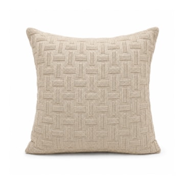 Capa de Almofada Urber Tricot com Zíper 50cm x 50cm (1 peça)