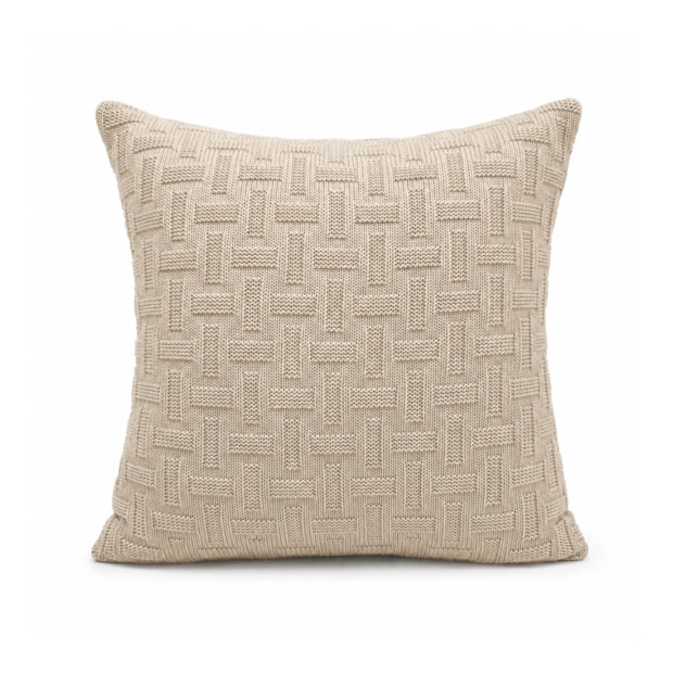 Capa de Almofada Urber Tricot com Zíper 50cm x 50cm (1 peça)