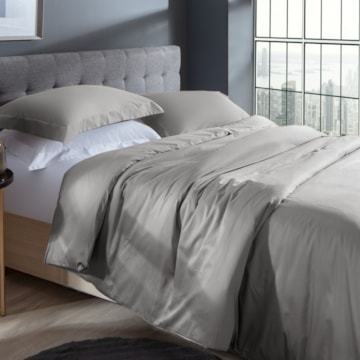 Capa para Edredom Duvet Casal Kacyumara Satinée 100% Algodão Egípcio Percal 300 Fios