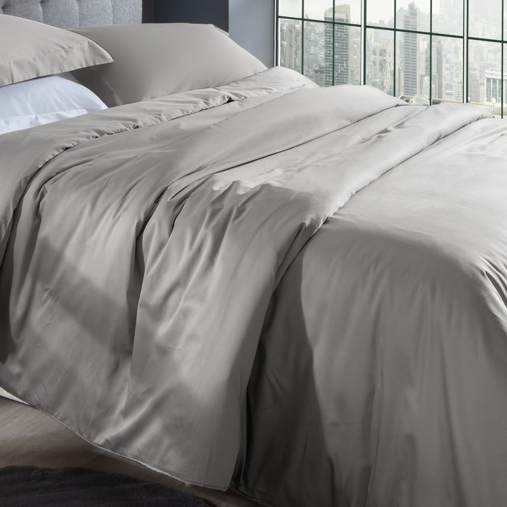 Capa para Edredom Duvet Casal Kacyumara Satinée 100% Algodão Egípcio Percal 300 Fios