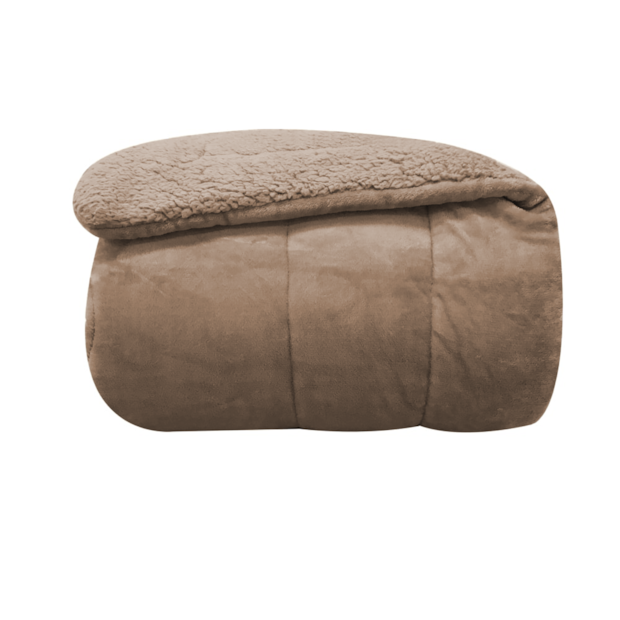 Coberdrom Casal Capetown Liso Microfibra Sherpa Dupla Face