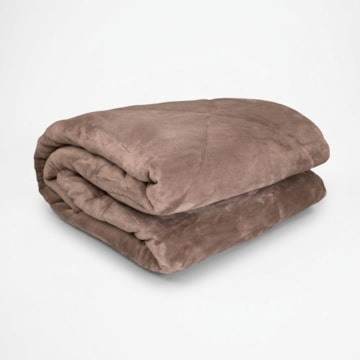 Coberdrom Casal Capetown Liso Microfibra Sherpa Dupla Face
