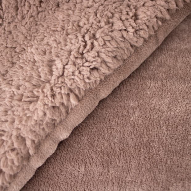 Coberdrom Casal Capetown Liso Microfibra Sherpa Dupla Face