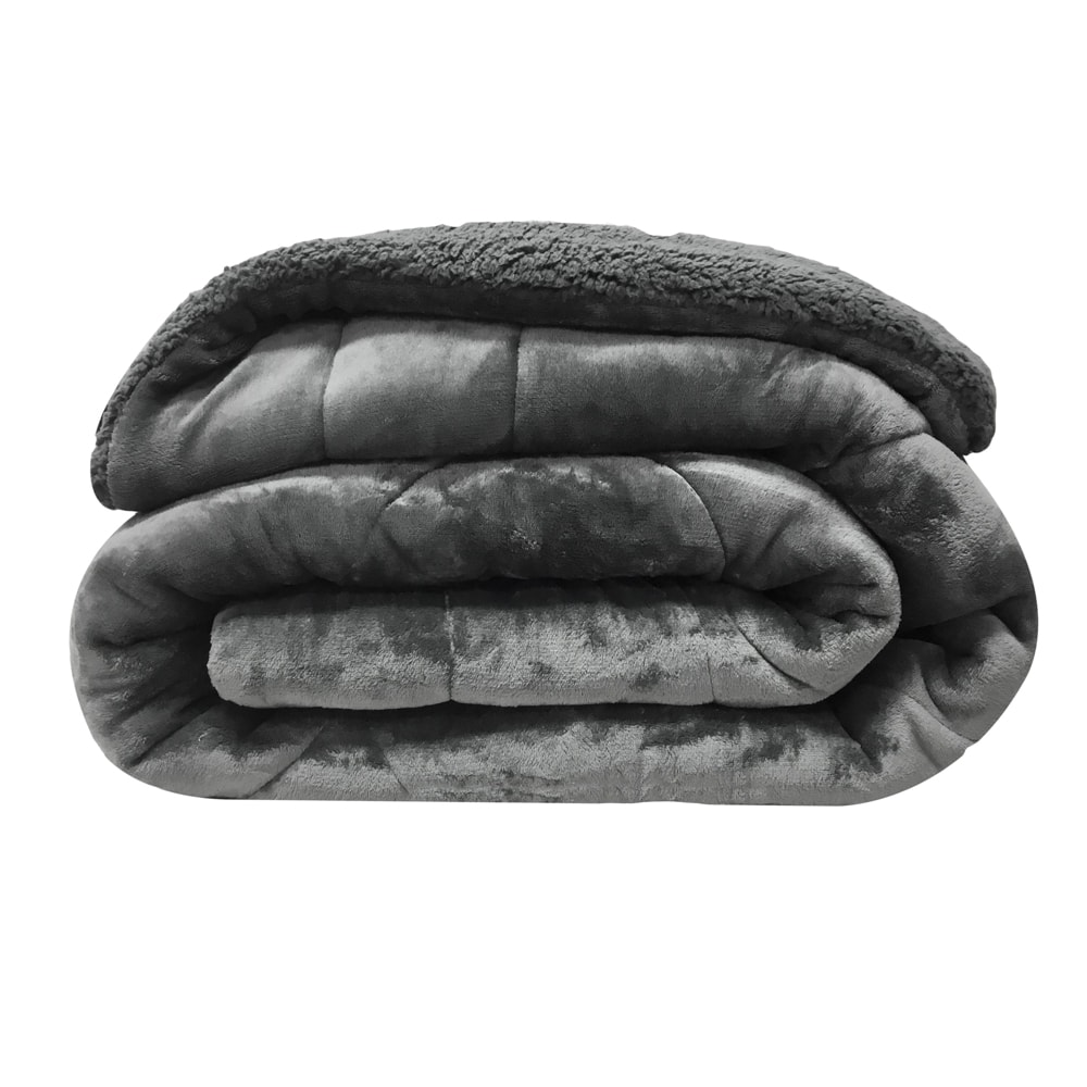 Coberdrom King Size Capetown Liso Microfibra Sherpa Dupla Face