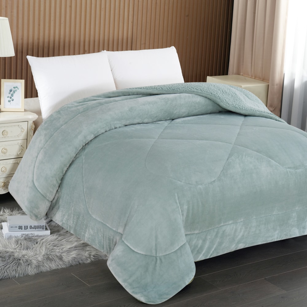 Coberdrom King Size Capetown Liso Microfibra Sherpa Dupla Face