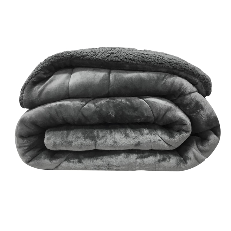 Coberdrom Queen Capetown Liso Microfibra Sherpa Dupla Face