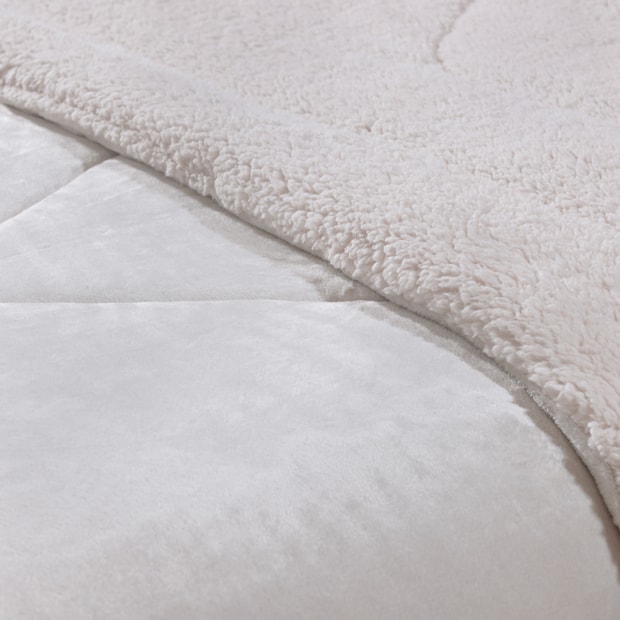 Coberdrom Queen Capetown Liso Microfibra Sherpa Dupla Face