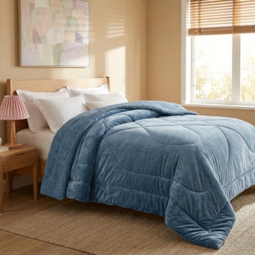 Coberdrom Solteiro Capetown Liso Microfibra Sherpa Dupla Face