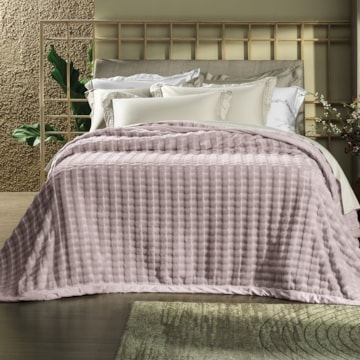 Cobertor Casal Altenburg Desert Aveludado Fleece Texturizado - Gramatura: 400g/m²