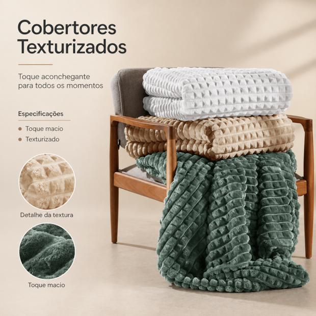 Cobertor Casal Dohler Eva Microfibra Flanelada Macia - Gramatura: 350g/m²