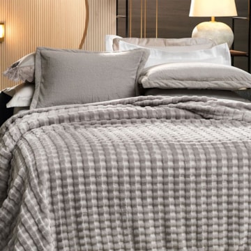Cobertor King Size Altenburg Desert Aveludado Fleece Texturizado - Gramatura: 400g/m²