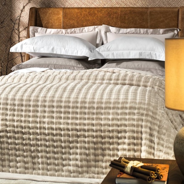 Cobertor King Size Altenburg Desert Aveludado Fleece Texturizado - Gramatura: 400g/m²
