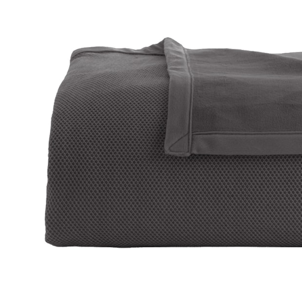 Cobertor Queen Kacyumara Blanket Duet Dupla Face Texturizado - Gramatura: 500g/m²
