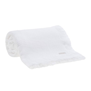 Colcha / Manta Casal Buddemeyer In Design 100% Algodão Penteado c/ Franjas