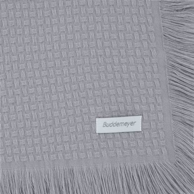 Colcha / Manta Solteiro Buddemeyer In Design 100% Algodão Penteado c/ Franjas