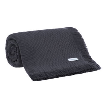 Colcha / Manta Solteiro Buddemeyer Jacque 100% Algodão Penteado c/ Franjas