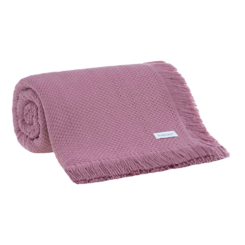 Colcha / Manta Solteiro Buddemeyer Jacque 100% Algodão Penteado c/ Fra