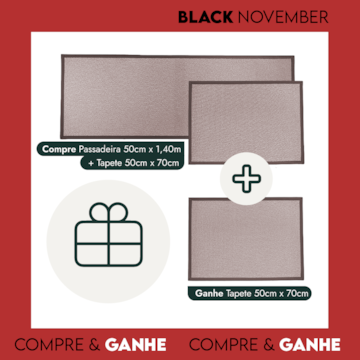 Compre & Ganhe - Kit Tapete 70cm + Passadeira 1,40m Kacyumara Multti (Ganhe +1 Tapete)