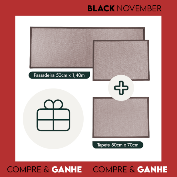 Compre & Ganhe - Kit Tapete 70cm + Passadeira 1,40m Kacyumara Multti (Ganhe +1 Tapete)