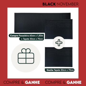 Compre & Ganhe - Kit Tapete 70cm + Passadeira 1,80m Kacyumara Multti (Ganhe +1 Tapete)