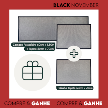 Compre & Ganhe - Kit Tapete 70cm + Passadeira 1,80m Kacyumara Multti (Ganhe +1 Tapete)