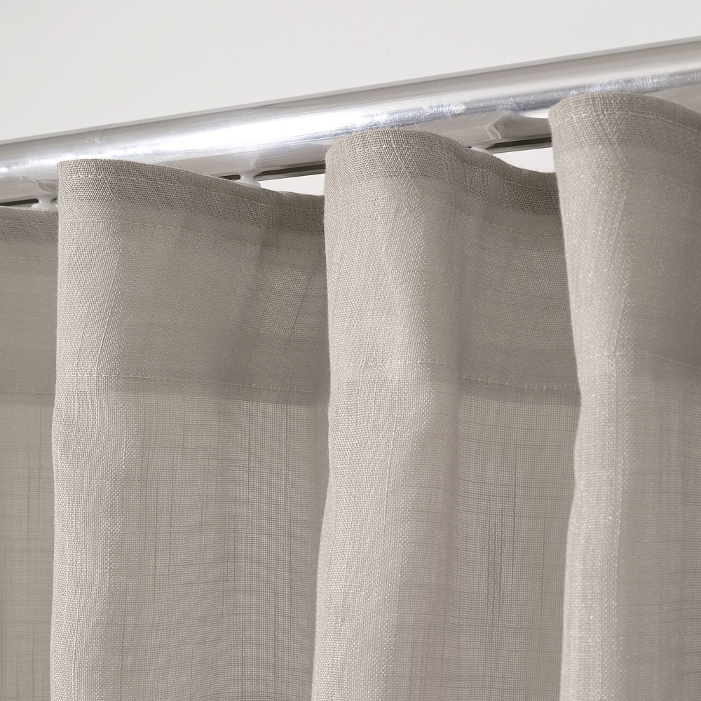 Cortina Inove Duplex Voil com Forro Bella Janela Mônaco 5,40m x 2,80m (Para para Trilho Deslizante até 3 metros)