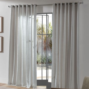 Cortina Jacquard Dohler Messina com Ilhós 4,00m x 2,50m (para Varão até 3 metros)