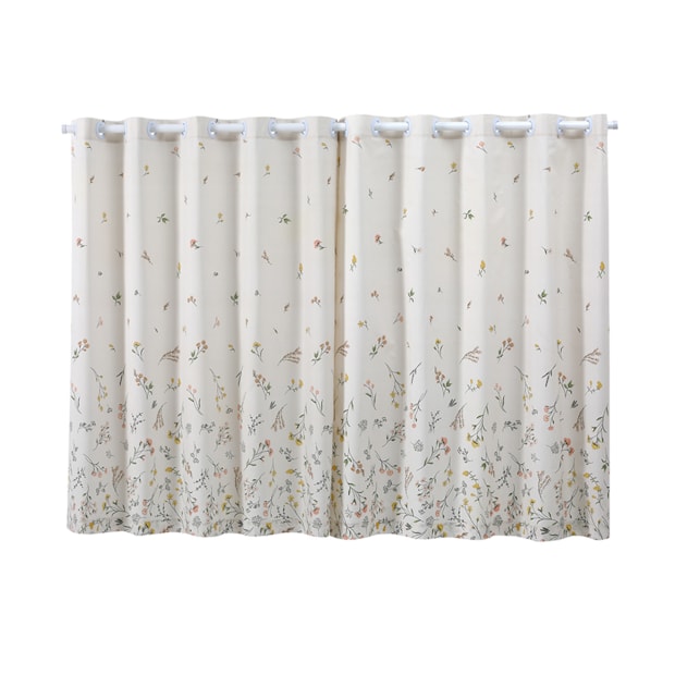 Cortina para Cozinha Dohler Florencia com Ilhós 3,20m x 1,20m (para Varão até 2 metros)