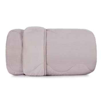 Edredom Casal Altenburg Blend Sense Boss Dupla Face Texturizado Fleece