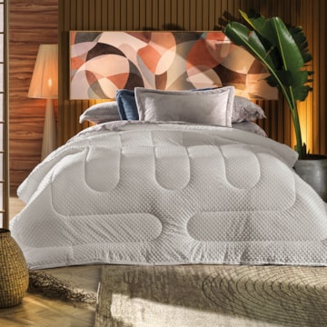 Edredom Casal Altenburg Blend Sense Pop Up Dupla Face Puff Ball