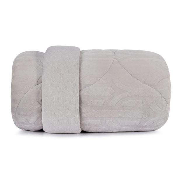 Edredom Casal Coberdrom Altenburg Blend Elegance Satori Dupla Face Texturizado Fleece