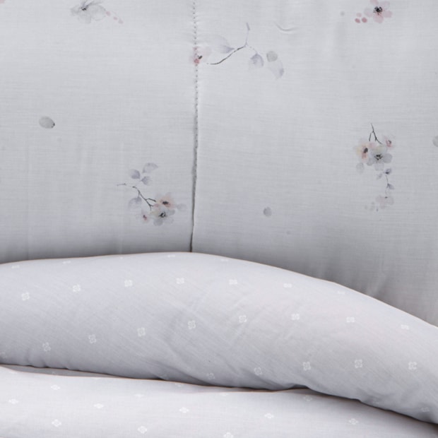 Edredom Casal Kacyumara Casa K Vida Bela Bizeli Dupla Face 100% Algodão Egípcio Percal 200 Fios