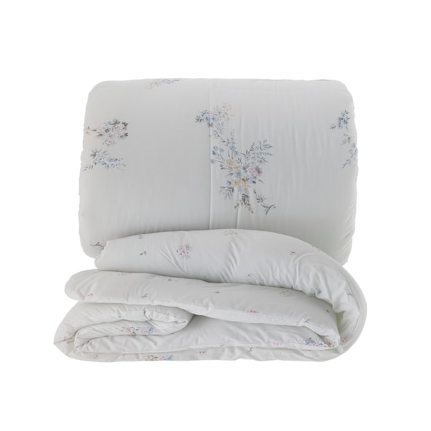 Edredom Casal Kacyumara Casa K Vida Bela Marceli Dupla Face 100% Algodão Egípcio Percal 200 Fios