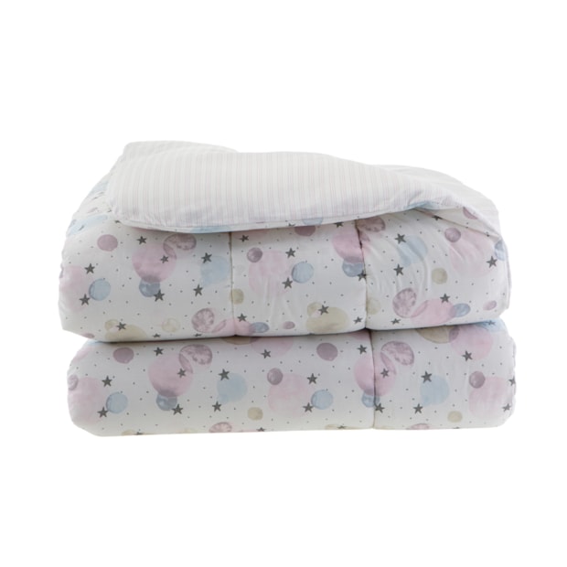 Edredom Casal Kacyumara Vintage Babalu Dupla Face 100% Algodão Egípcio Percal 200 Fios