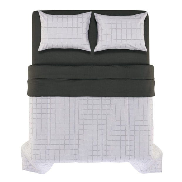 Edredom Casal Karsten Bento Dupla Face 100% Algodão 160 Fios