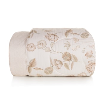 Edredom Casal Karsten Mariê Dupla Face 100% Algodão Fio Penteado Percal 200 Fios