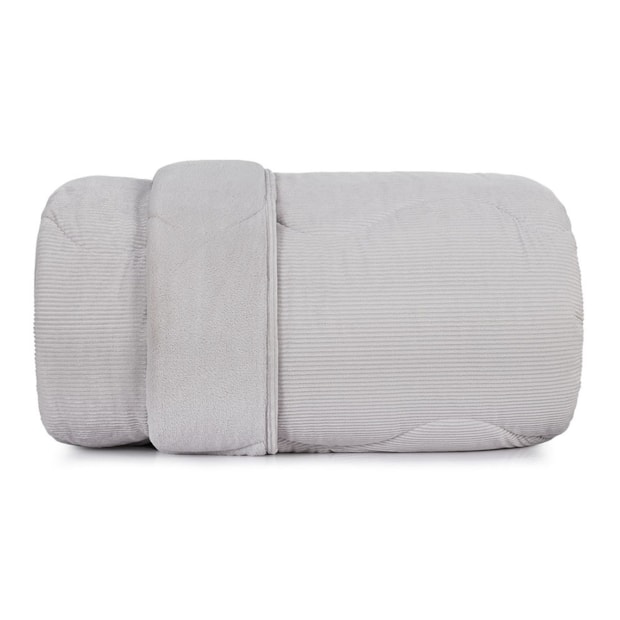 Edredom King Size Altenburg Blend Sense Boss Dupla Face Texturizado Fleece
